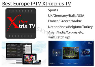 China Wholesale Best Europe IPTV Xtrix tv Plus stable with Catch up supplier