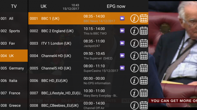 Best Europe IPTV iview plus apk for UK DE Greece adult channels support android tv box android phone