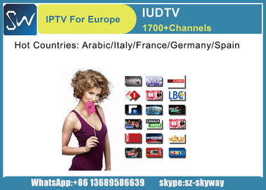 IUDTV Iptv Subscription 1 year with Live TV Sports Channels Sky Channels IPTV Account Europe