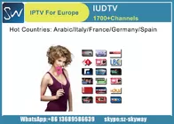 IPTV Subscription 12 Months IUDTV 1700 Channels French SKY Sports Italy UK Channels Sweden USA Albania Channels