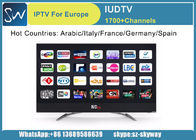 12 Months IUDTV 1700 Europe Arabic HD IPTV Subscription kodi list mag 250 V88 android tv converter box