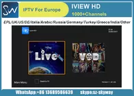 Iview HD IPTV Europe EP L for  Android TV Box