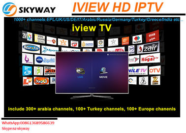 The most popular greece iptv sports and cinema greek vip channels Iview hd iptv 1 year subscription