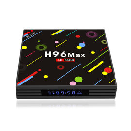 Wholesale factory price android 7.1 smart tv box H96 MAX H2 RK3328 4 core 4G 64G Dual WIFI KD player