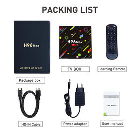 H96 MAX 4G 64G LED DISPLAY SCREEN ANDROID 7.1 TV BOX RK3328 QUAD CORE CHIP USB3.0 4K HD TV BOX