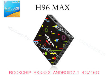 H96 MAX 4G 64G LED DISPLAY SCREEN ANDROID 7.1 TV BOX RK3328 QUAD CORE CHIP USB3.0 4K HD TV BOX