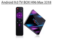 high quality H96 Max 3318 Smart TV Box Android 9.0 TV Box RK3318 Quad-Core  WIFI 3D H.265 4K Set Top Box