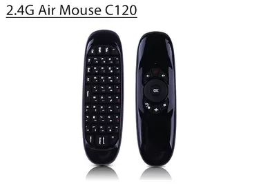 C120 Fly Air Mouse 2.4G Mini Wireless Keyboard Rechargeable Remote Control for PC Android TV Box Russian English Spanish