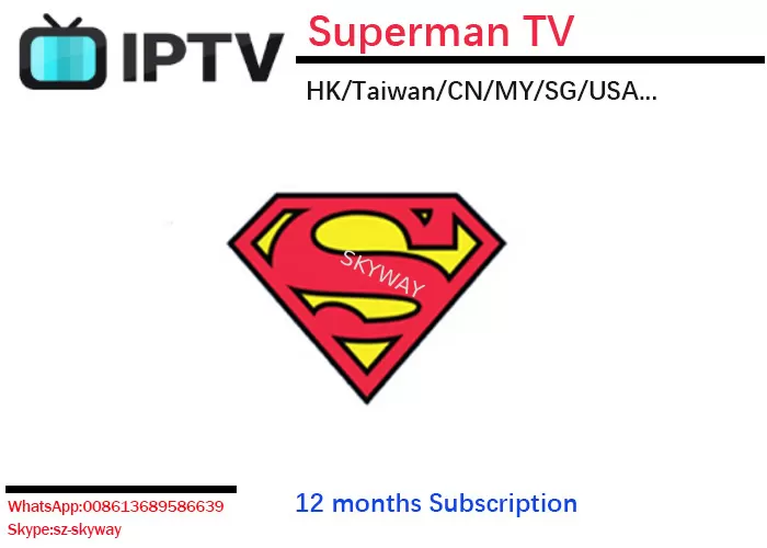 2018 hot sale 1year subscription malaysia iptv