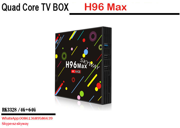 2018 new tv box colorful shell h96 max h2 rk3328 4G 32G 4g 64g Android 7.1 dual wifi bluetooth h96 max h2 android tv box