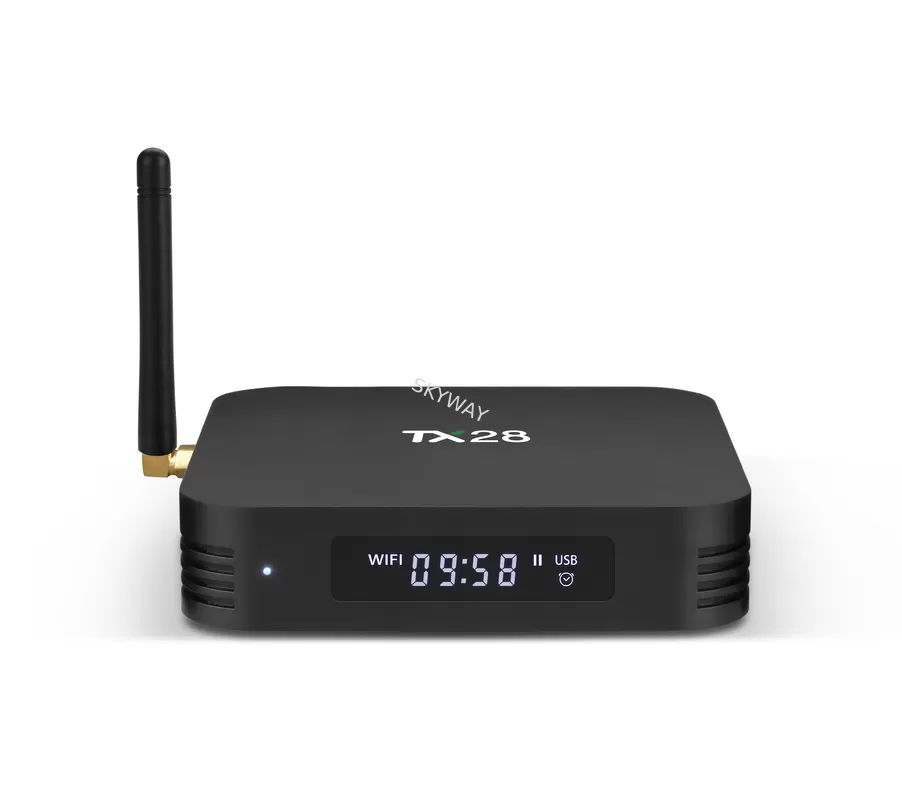 TANIX TX28 RK3328 Android 7.1 KODI 17.6 4GB/32GB 4K TV BOX 2.4G/5G WIFI Bluetooth LAN