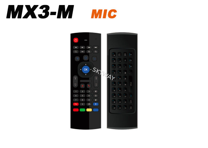 MX3-M Air Mouse with Microphone Voice IR Learning 2.4G Wireless Mini Keyboard Remote Control