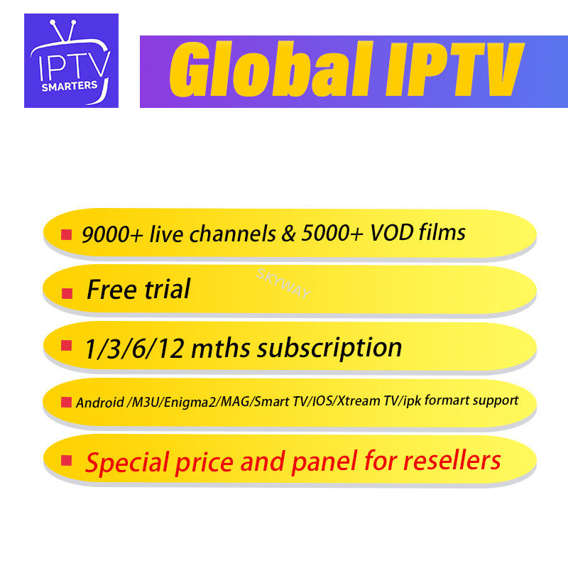 IPTV Subscription global iptv code M3U mag free test IPTV Abonnement