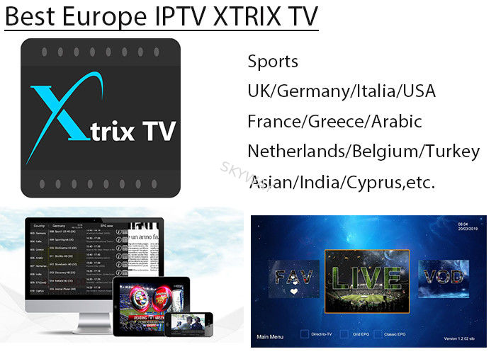 Best European IPTV server xtrix tv apk free test iptv watch europe USA indian EPL sports channels for andrtoid tv box